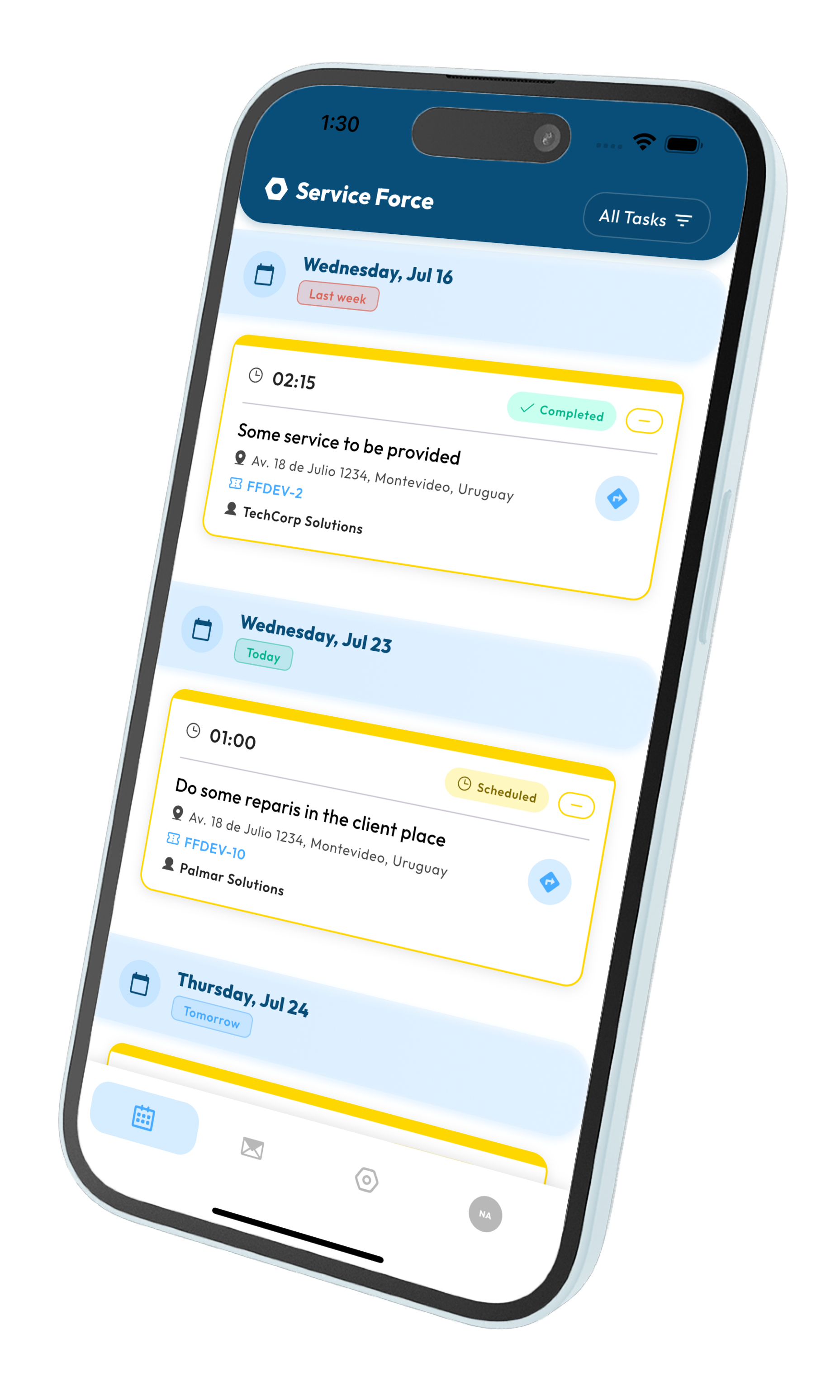 ServiceForce Mobile App